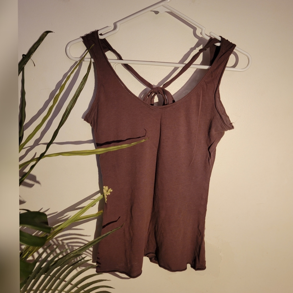 Marron tank top